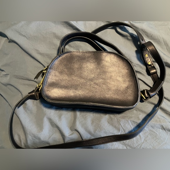 Madewell Sydney Black Leather Crossbody Bag, black, EUC - Picture 2 of 5